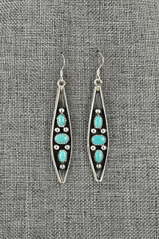 Turquoise & Sterling Silver Earrings - Paul Largo