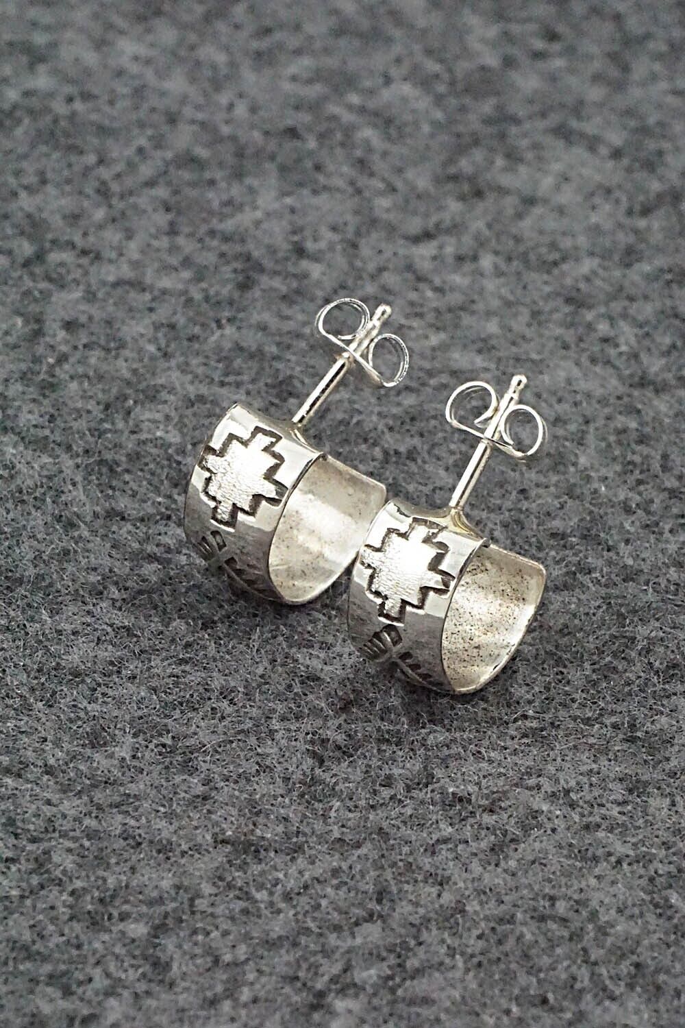 Sterling Silver Hoop Earrings - Nora Ashley