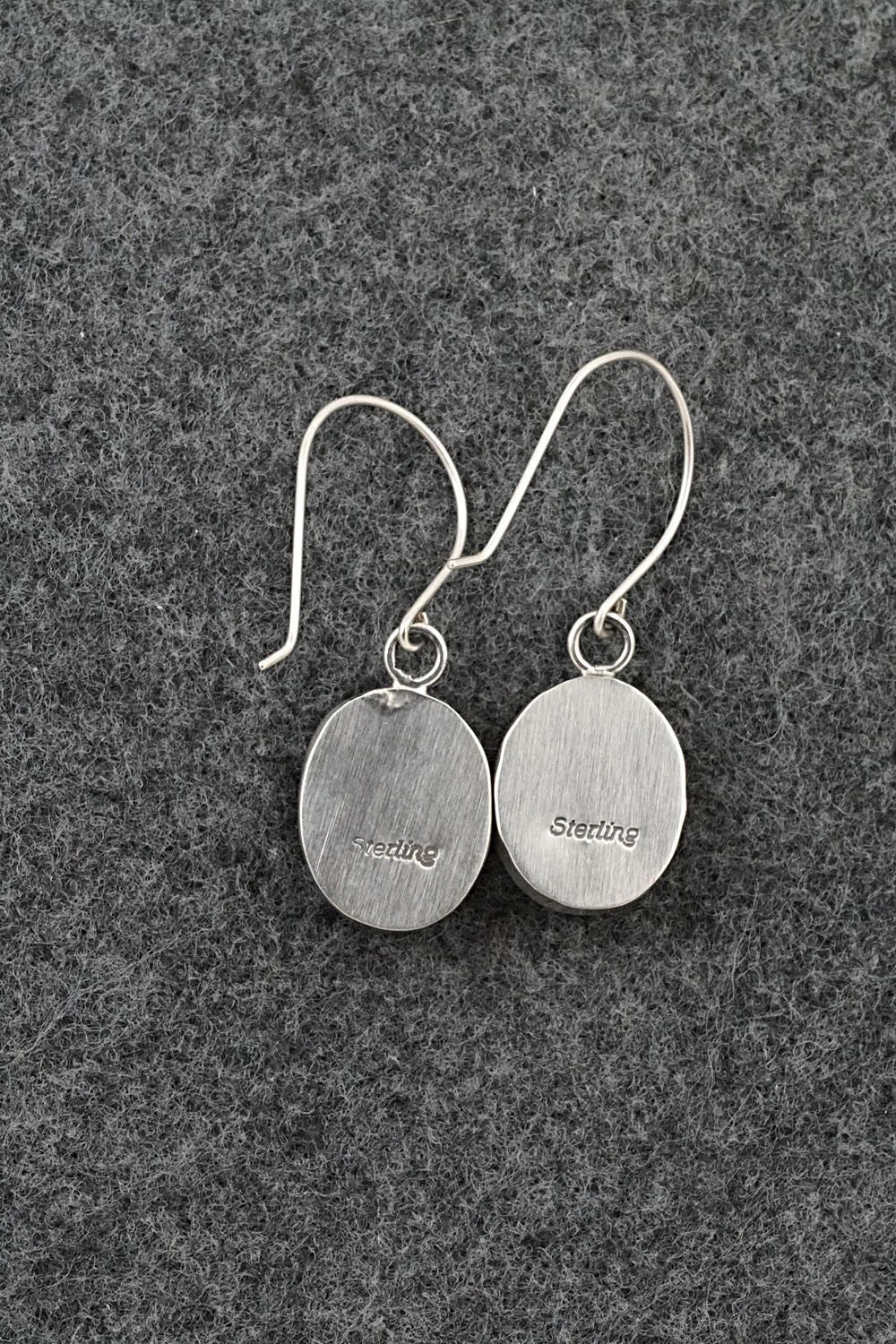 Turquoise & Sterling Silver Earrings - Rosemary Saunders