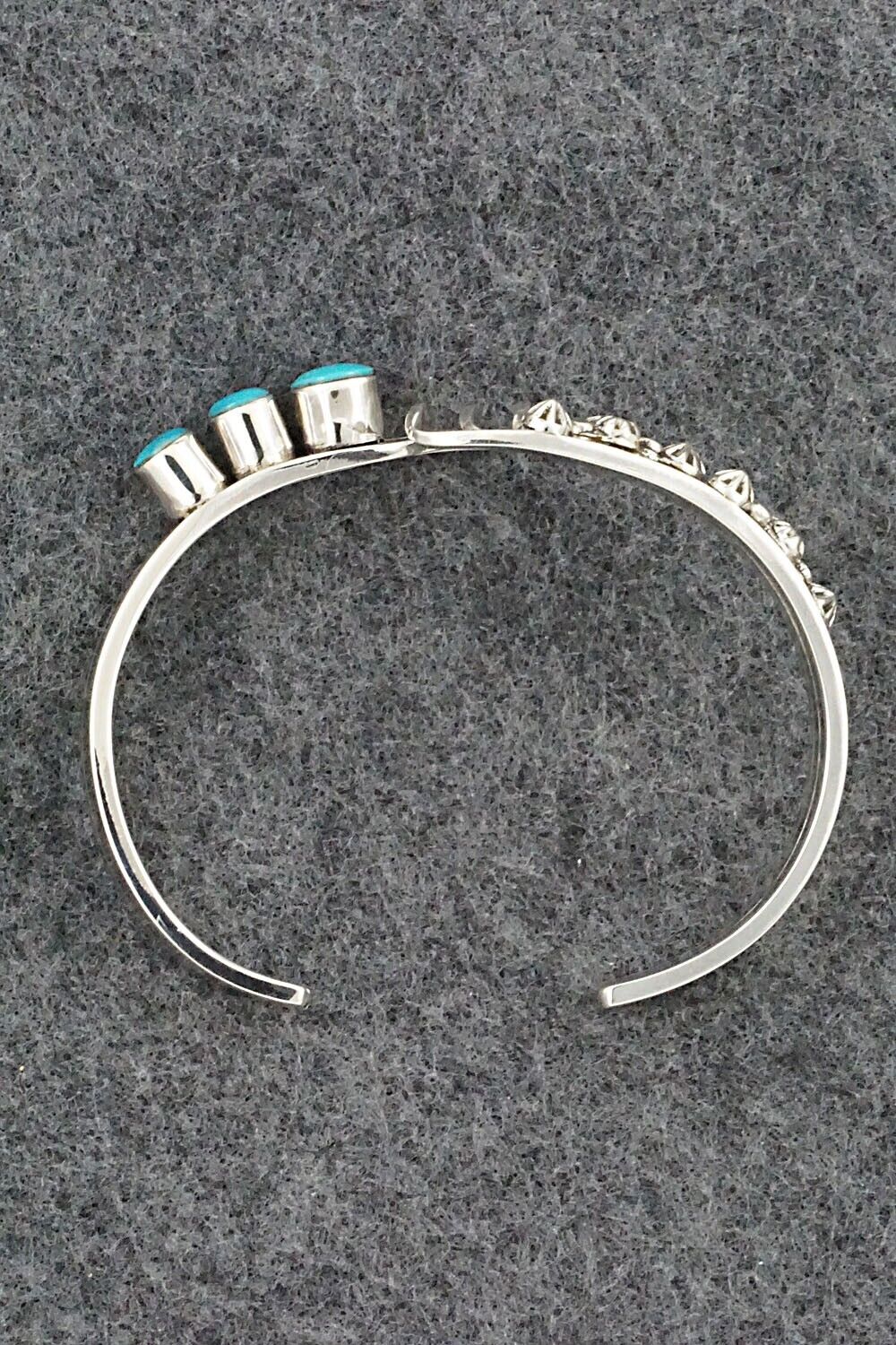 Turquoise & Sterling Silver Bracelet - Daniel Dakai