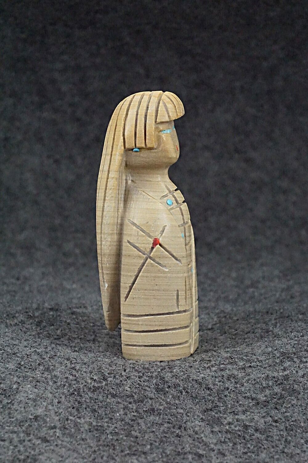 Corn Maiden Zuni Fetish Carving - Douglas Martza