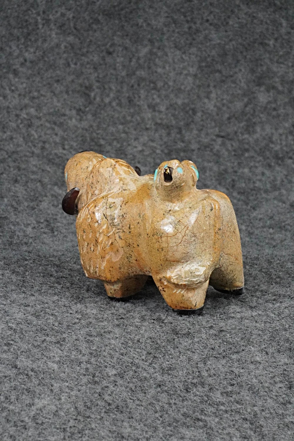 Buffalo Zuni Fetish Carving - Freddie Leekya