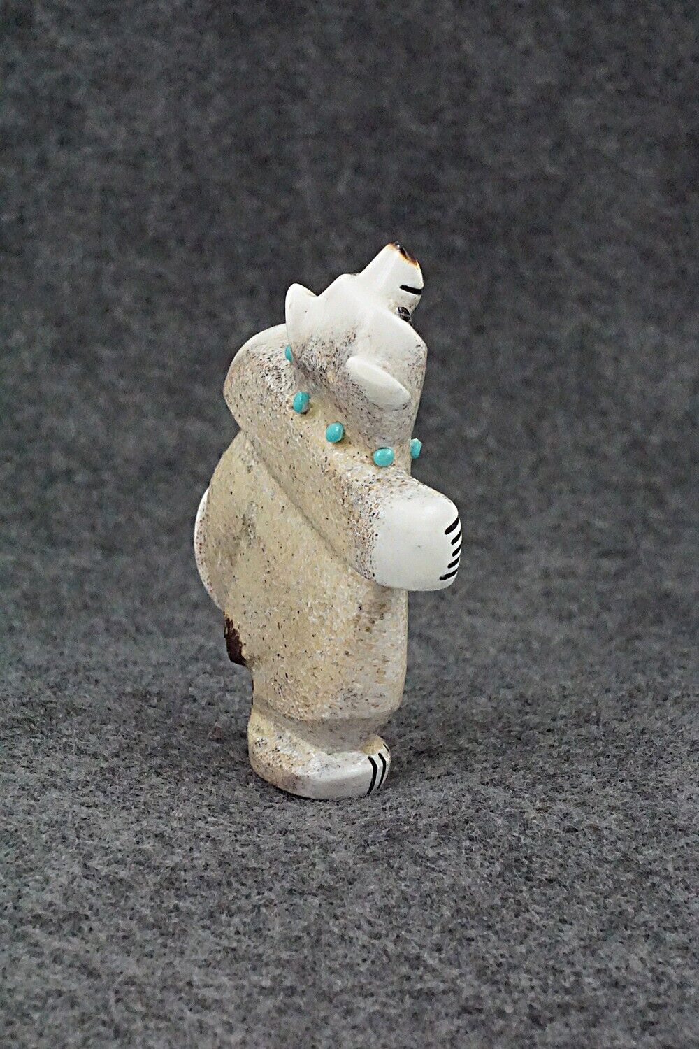 Dancing Bear Zuni Fetish Carving - Claudia Peina