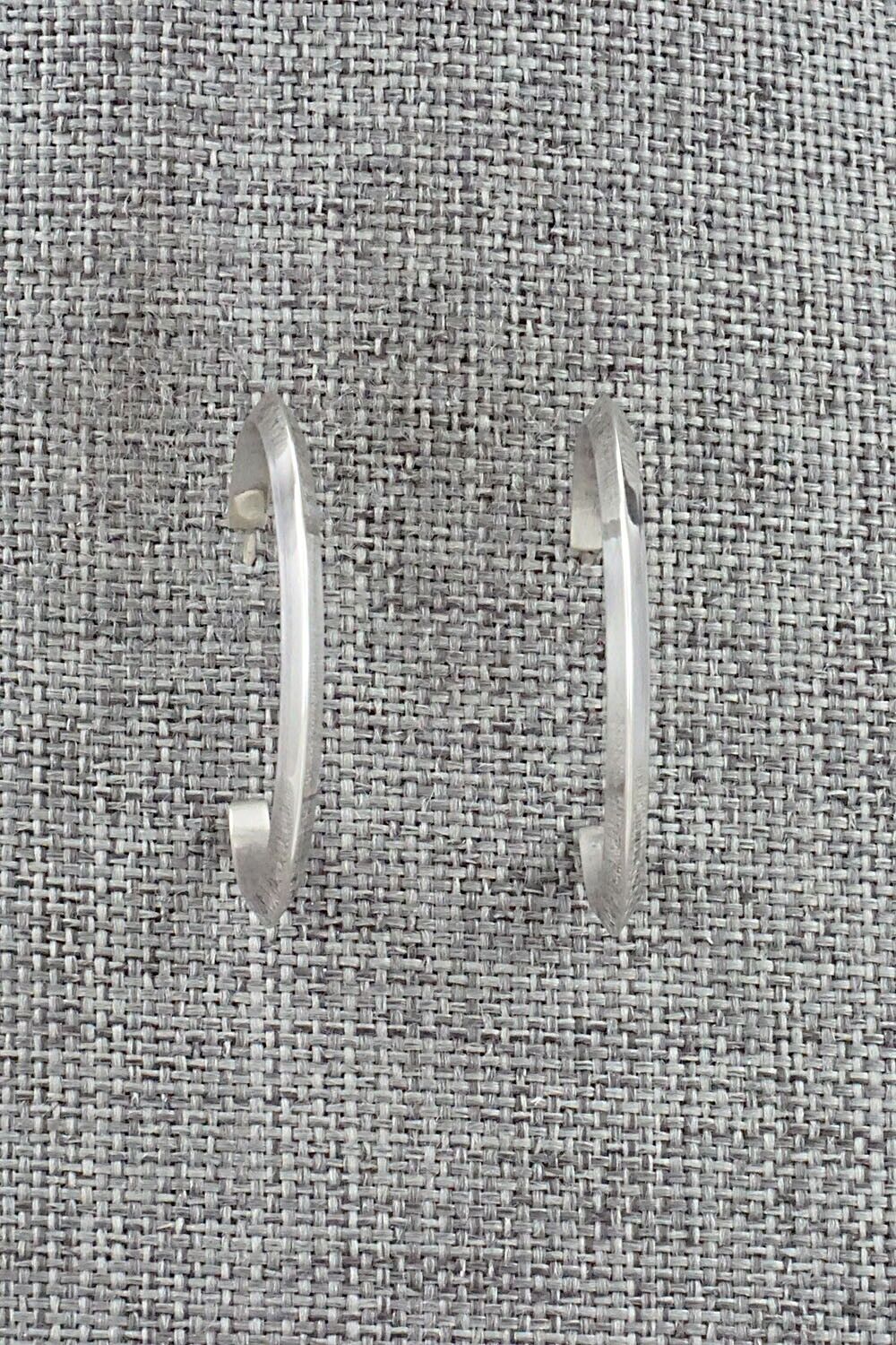 Sterling Silver Hoop Earrings - Elaine Tahe