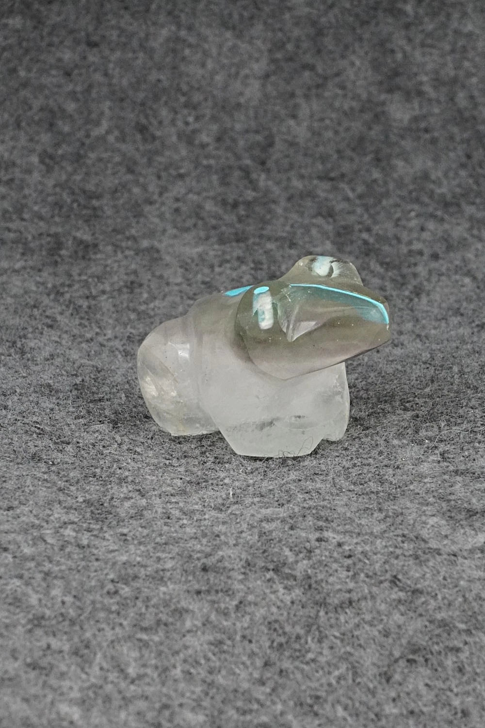 Frog Zuni Fetish Carving - Kenric Laiwakete