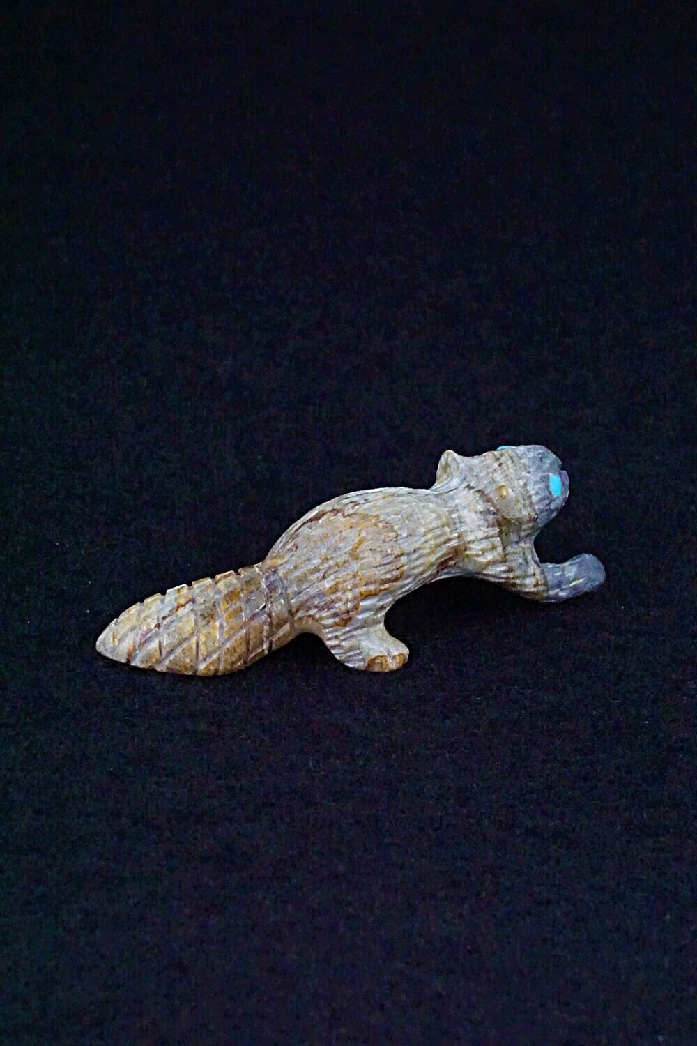Beaver Zuni Fetish Carving - Cody Cheama