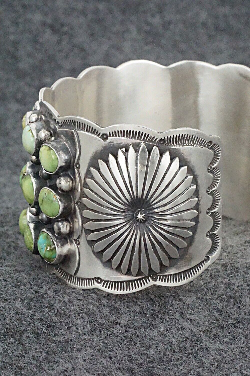 Turquoise & Sterling Silver Bracelet - Tom Lewis