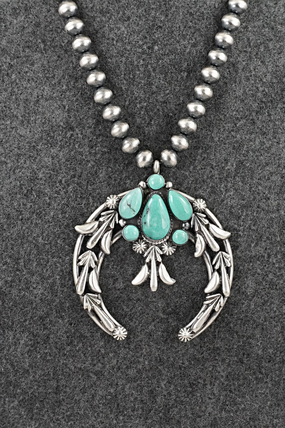 Turquoise & Sterling Silver Necklace - Bonnie Platero