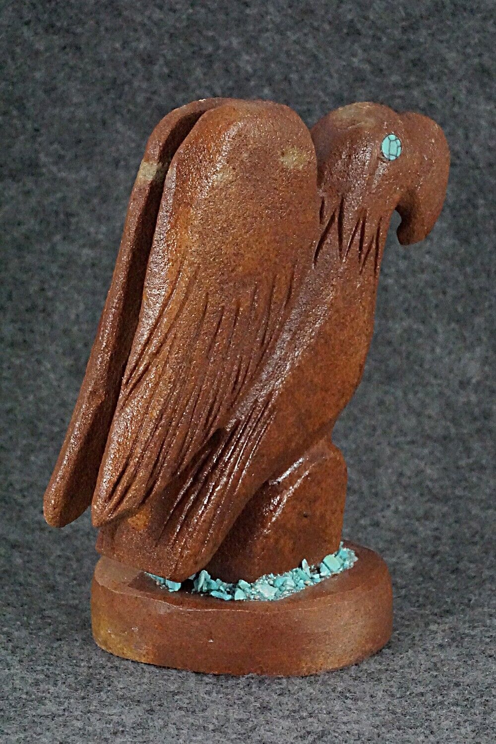 Eagle Zuni Fetish Carving - Daniel Chattin