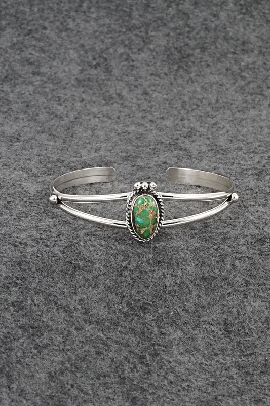 Turquoise & Sterling Silver Bracelet - Rosemary Saunders
