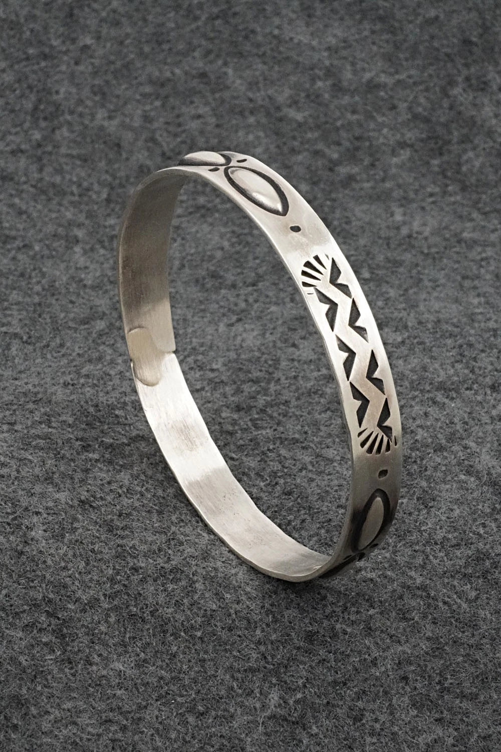 Sterling Silver Bangle Bracelet - Elvira Bill