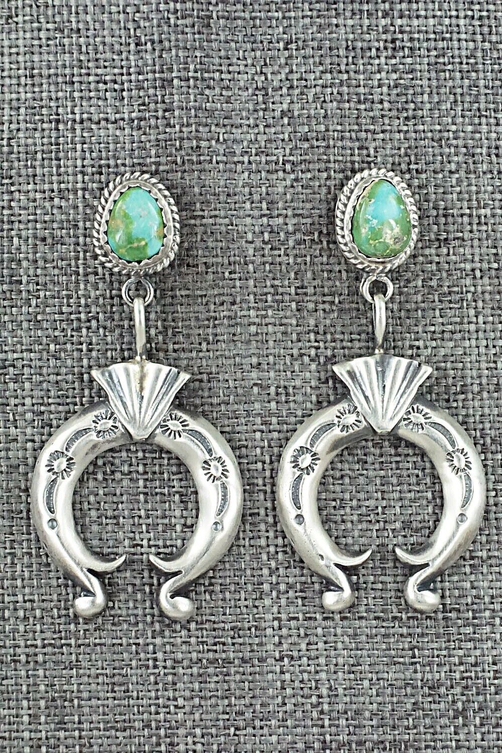 Turquoise & Sterling Silver Earrings - Paige Gordon