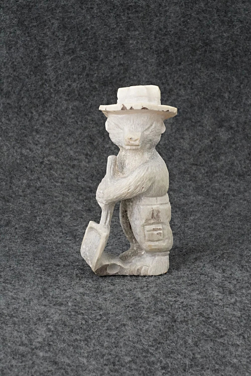 Smokey Bear Zuni Fetish Carving - Chris Peina
