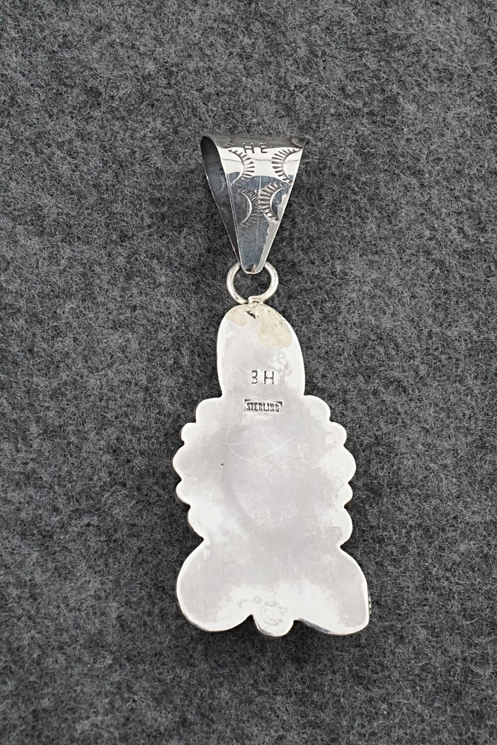 Turquoise & Sterling Silver Pendant - Ernest Hawthorne