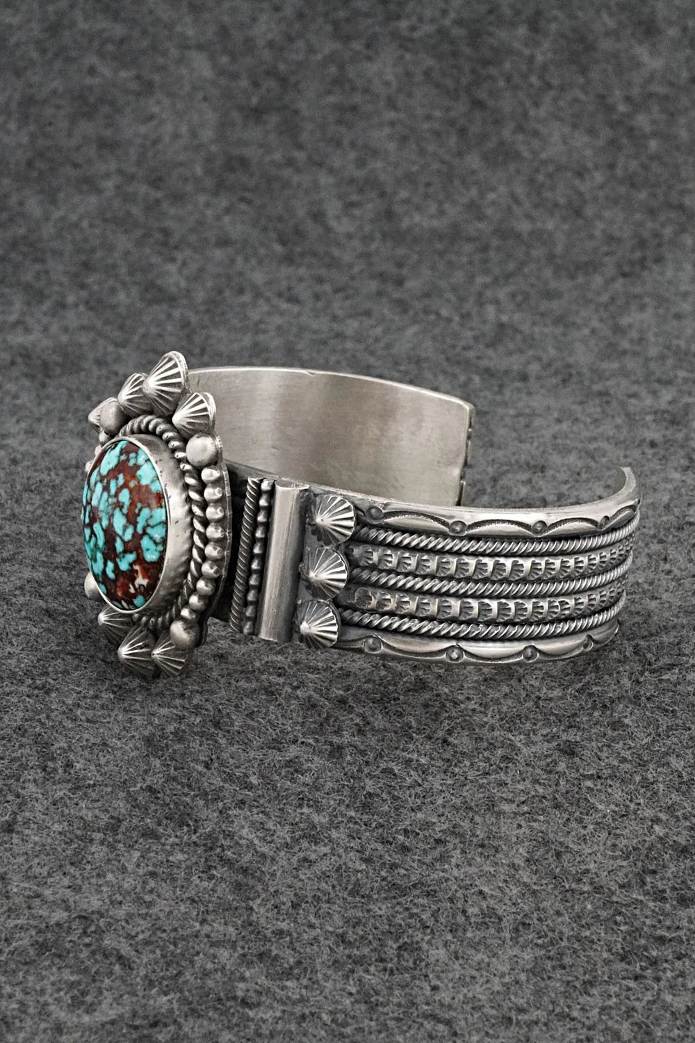 Turquoise & Sterling Silver Bracelet - Michael Calladitto