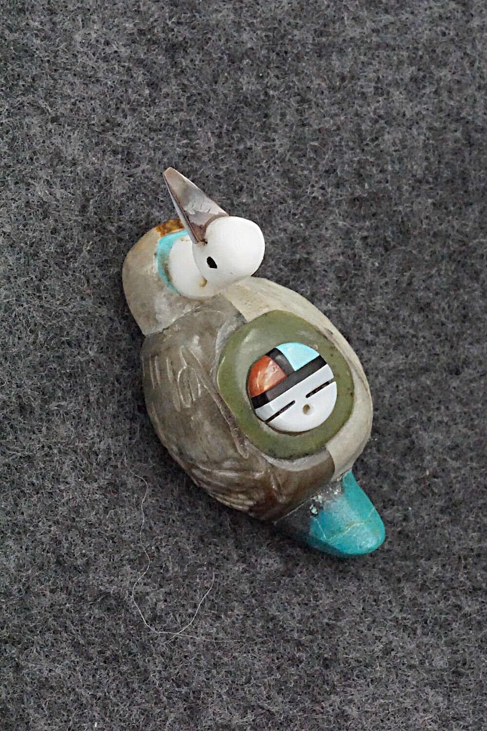 Duck Zuni Fetish Carving - Darrin Boone