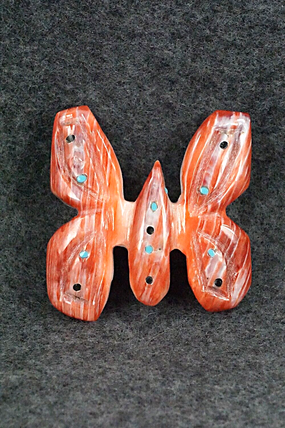 Butterfly Zuni Fetish Carving - Danny Lonjose