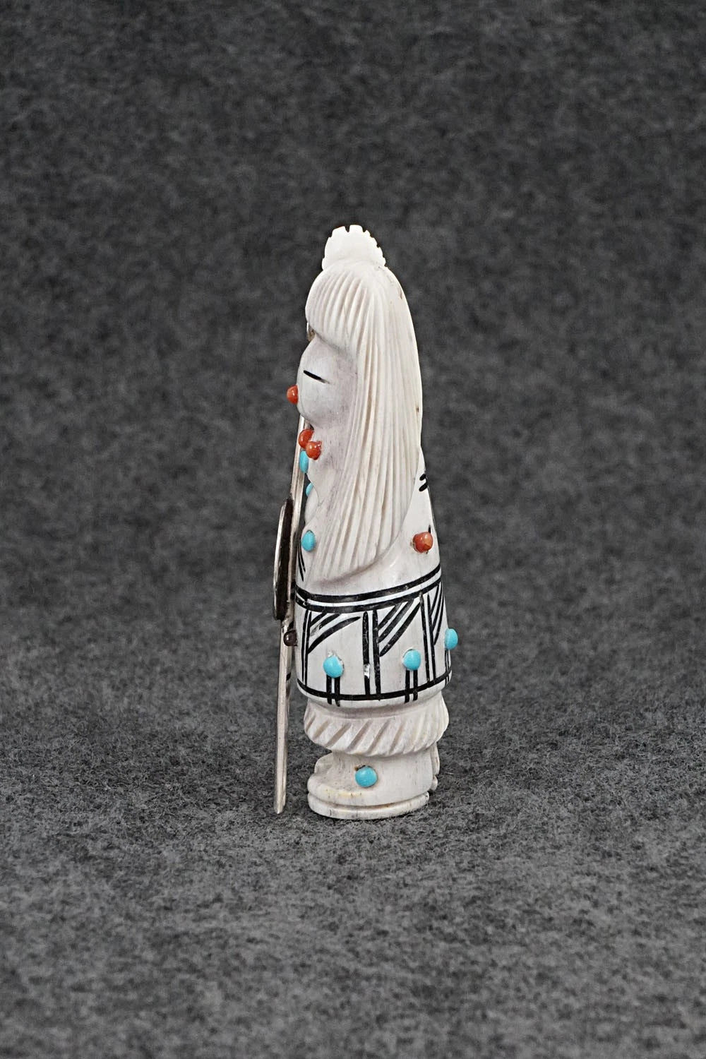 Warrior Zuni Fetish Carving - Claudia Peina