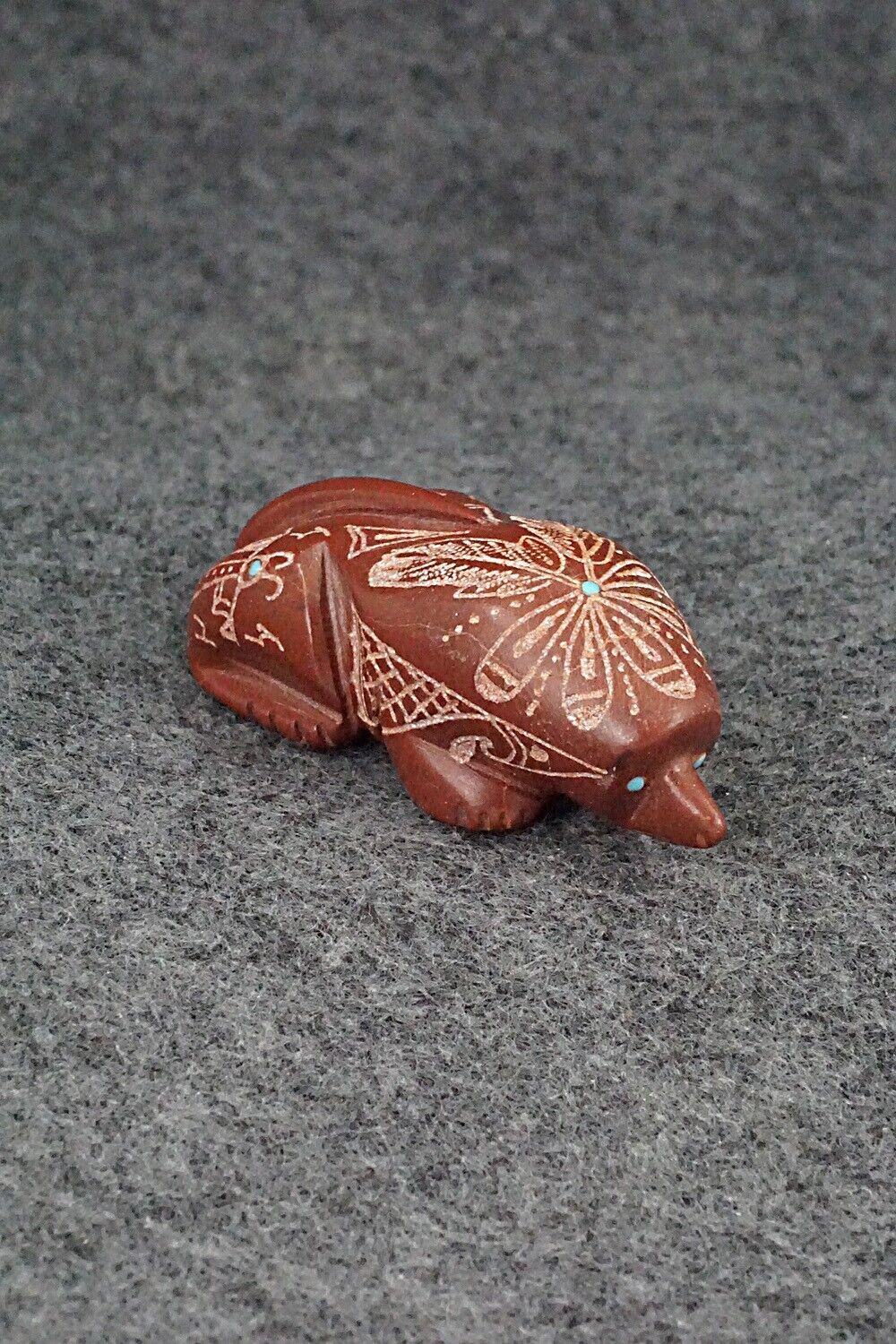 Mole Zuni Fetish Carving - Adrian Cachini