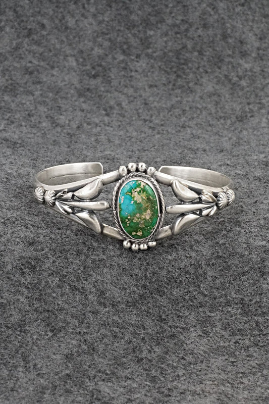 Turquoise & Sterling Silver Bracelet - Bobby Platero