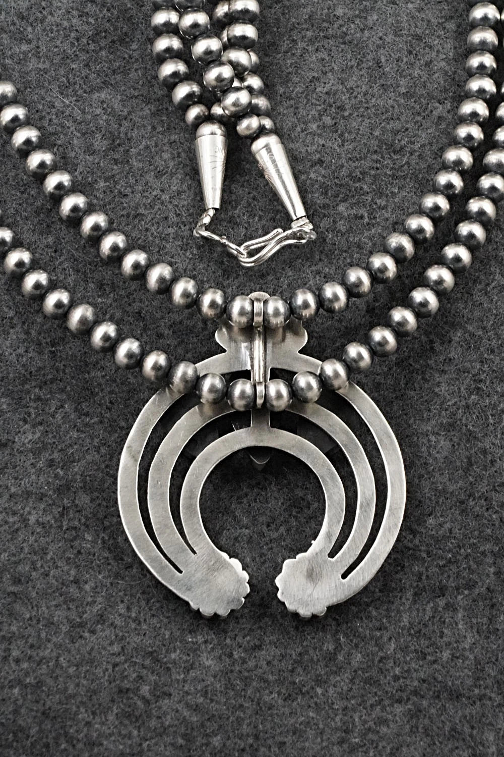 Turquoise & Sterling Silver Necklace - Davey Morgan
