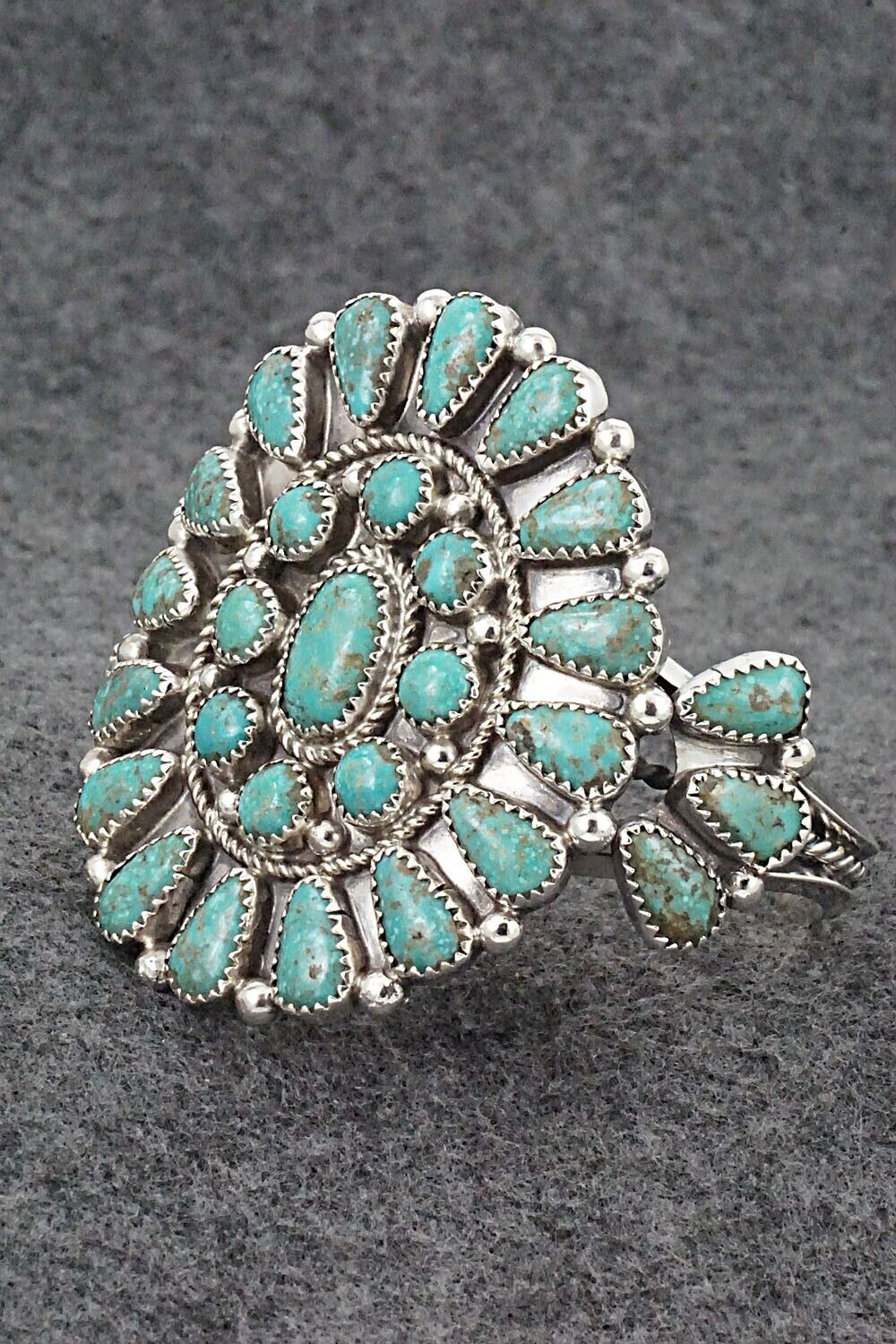 Turquoise & Sterling Silver Bracelet - Mike Platero