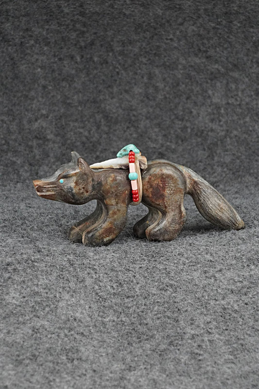Wolf Zuni Fetish Carving - Douglas Martza