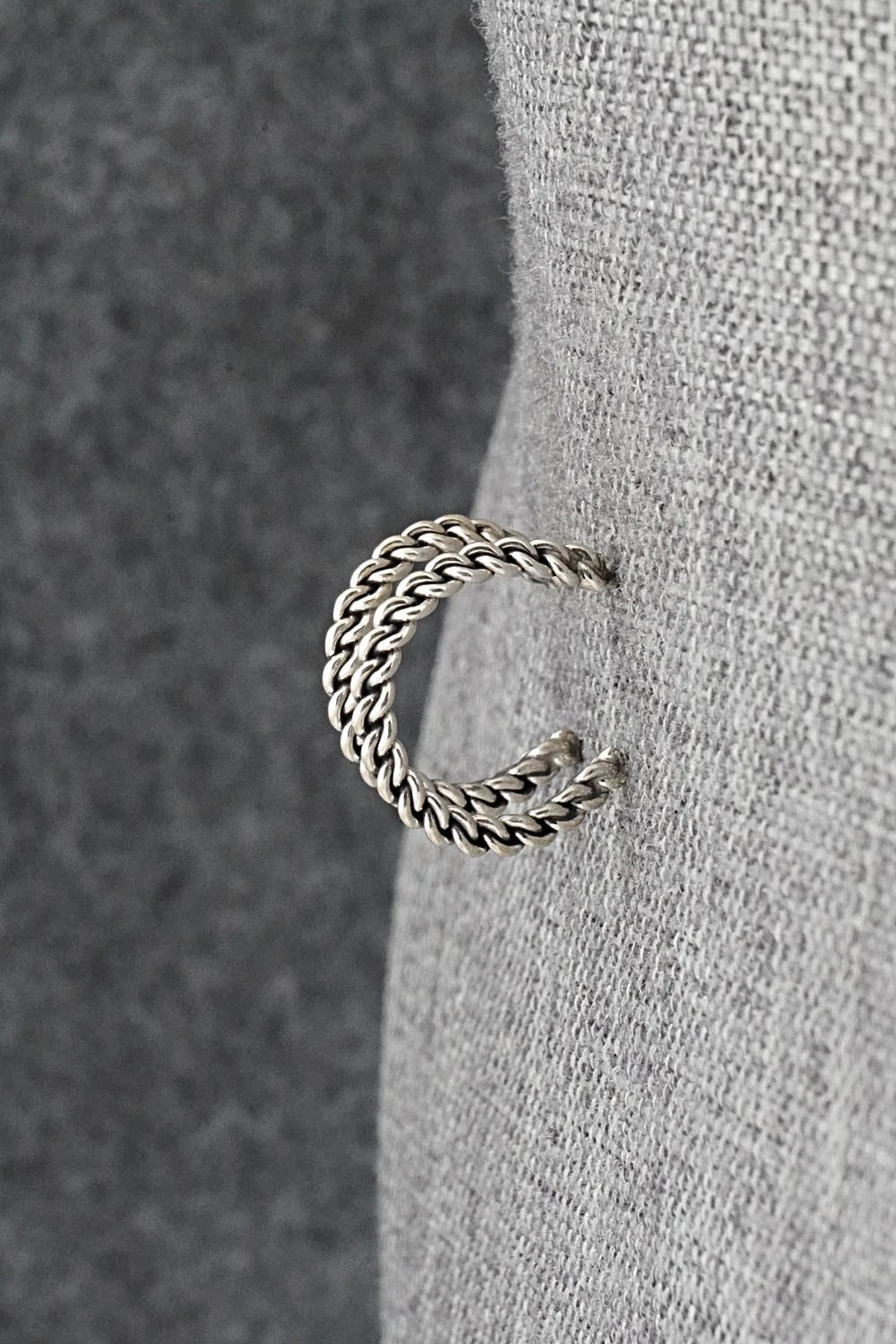 Sterling Silver Hoop Earrings - Elaine Tahe