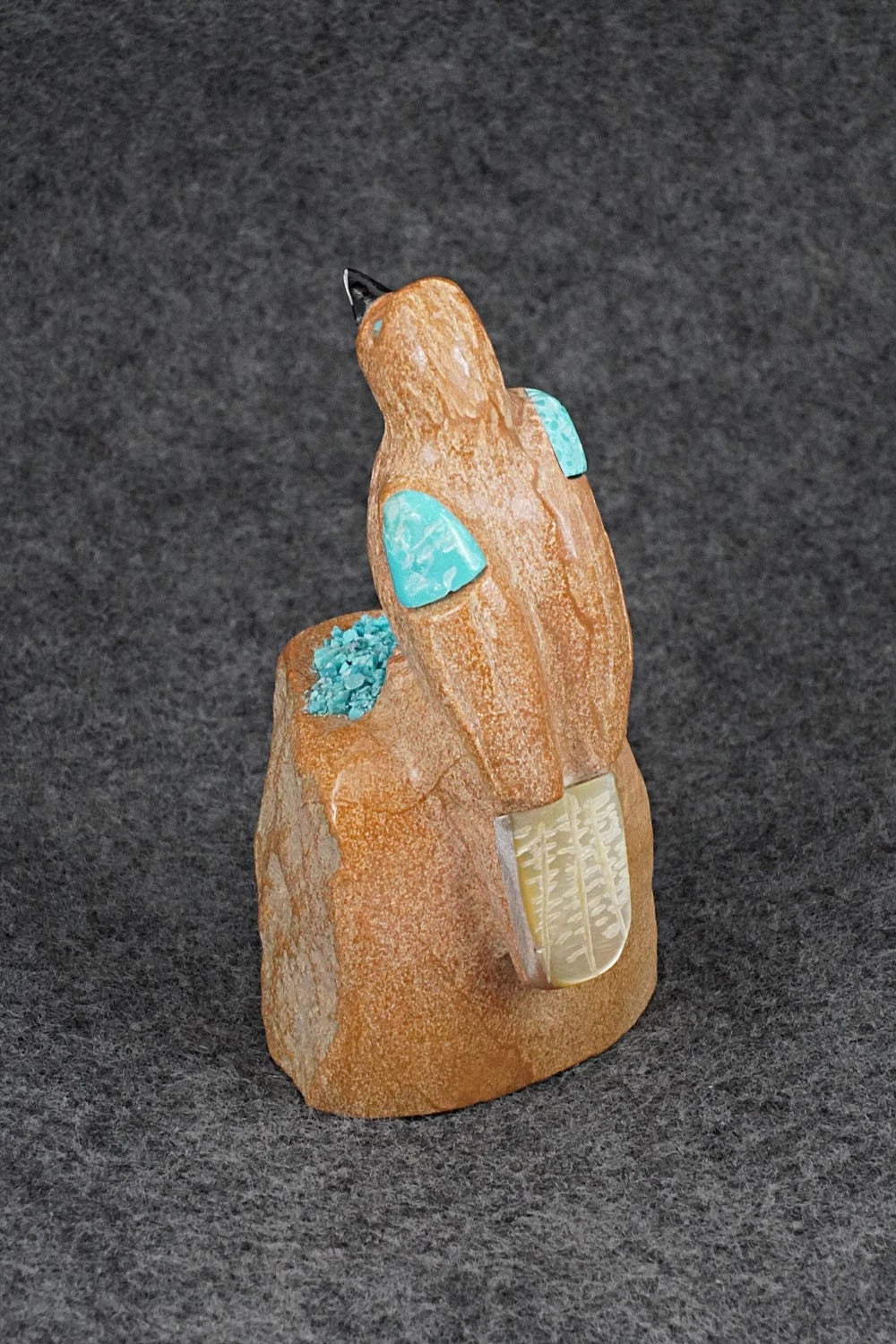 Quail Zuni Fetish Carving - Freddie Leekya