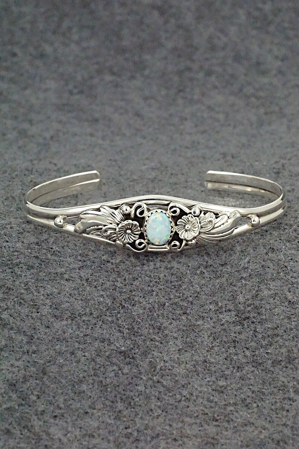 Opalite & Sterling Silver Bracelet - Sadie Jim