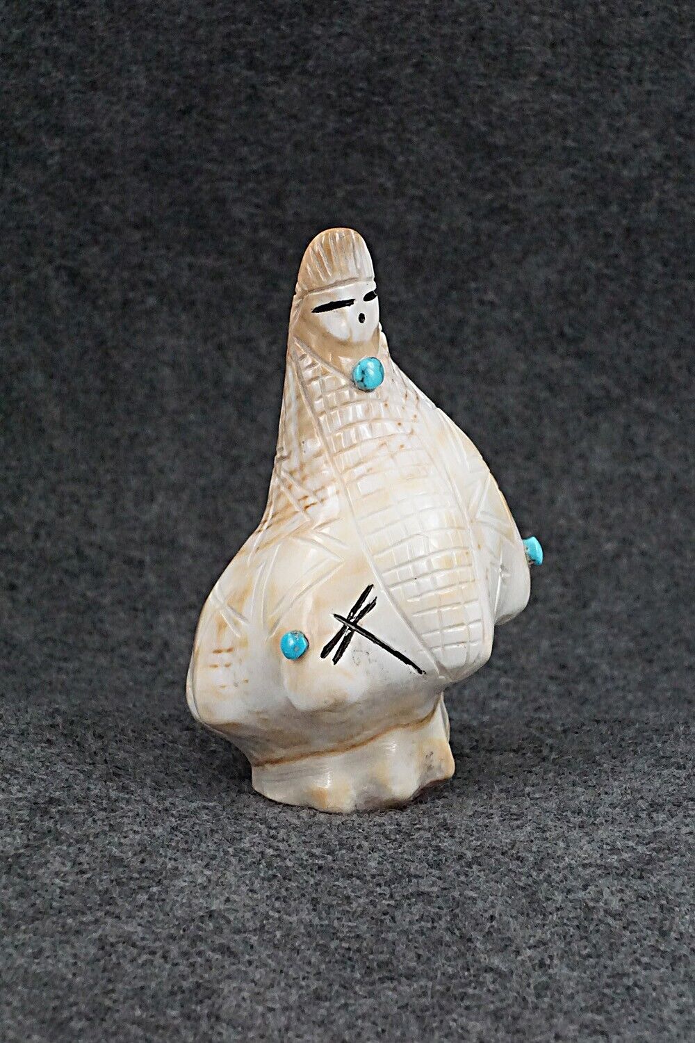 Corn Maiden Zuni Fetish Carving - Daniel Chattin