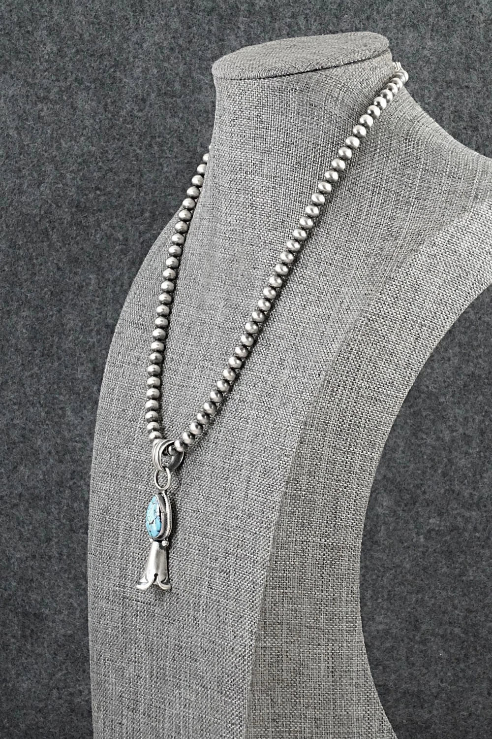 Turquoise & Sterling Silver Necklace - Sharon McCarthy