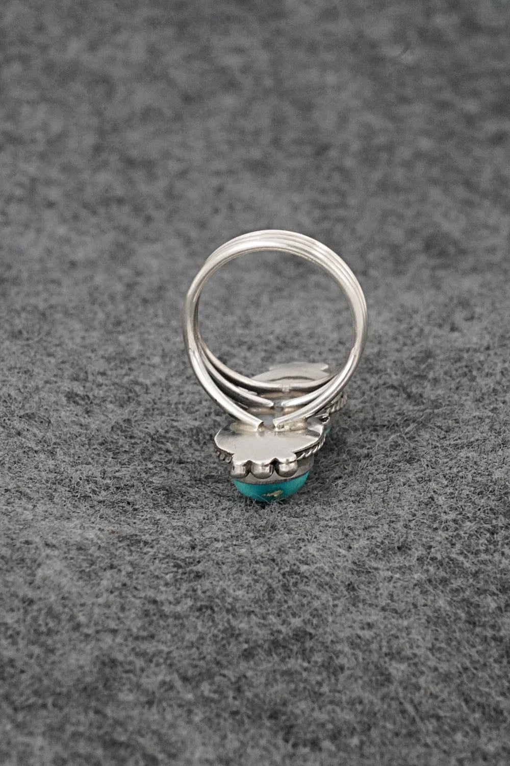 Turquoise & Sterling Silver Ring - Rena Begay - Size 5