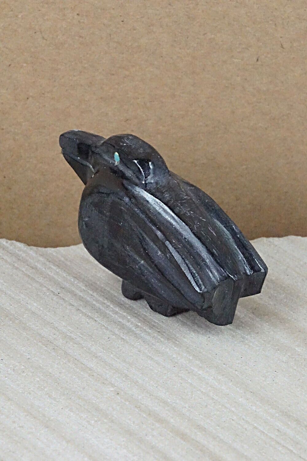 Crow Zuni Fetish Carving - Tim Lementino