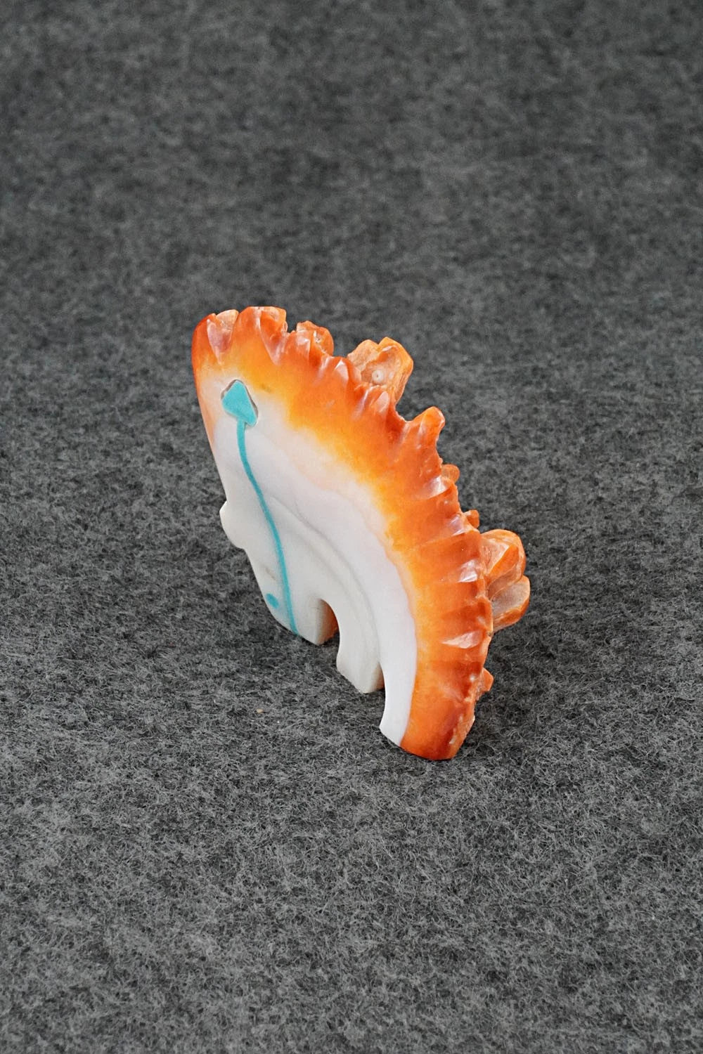 Porcupine Zuni Fetish Carving - Kenric Laiwakete