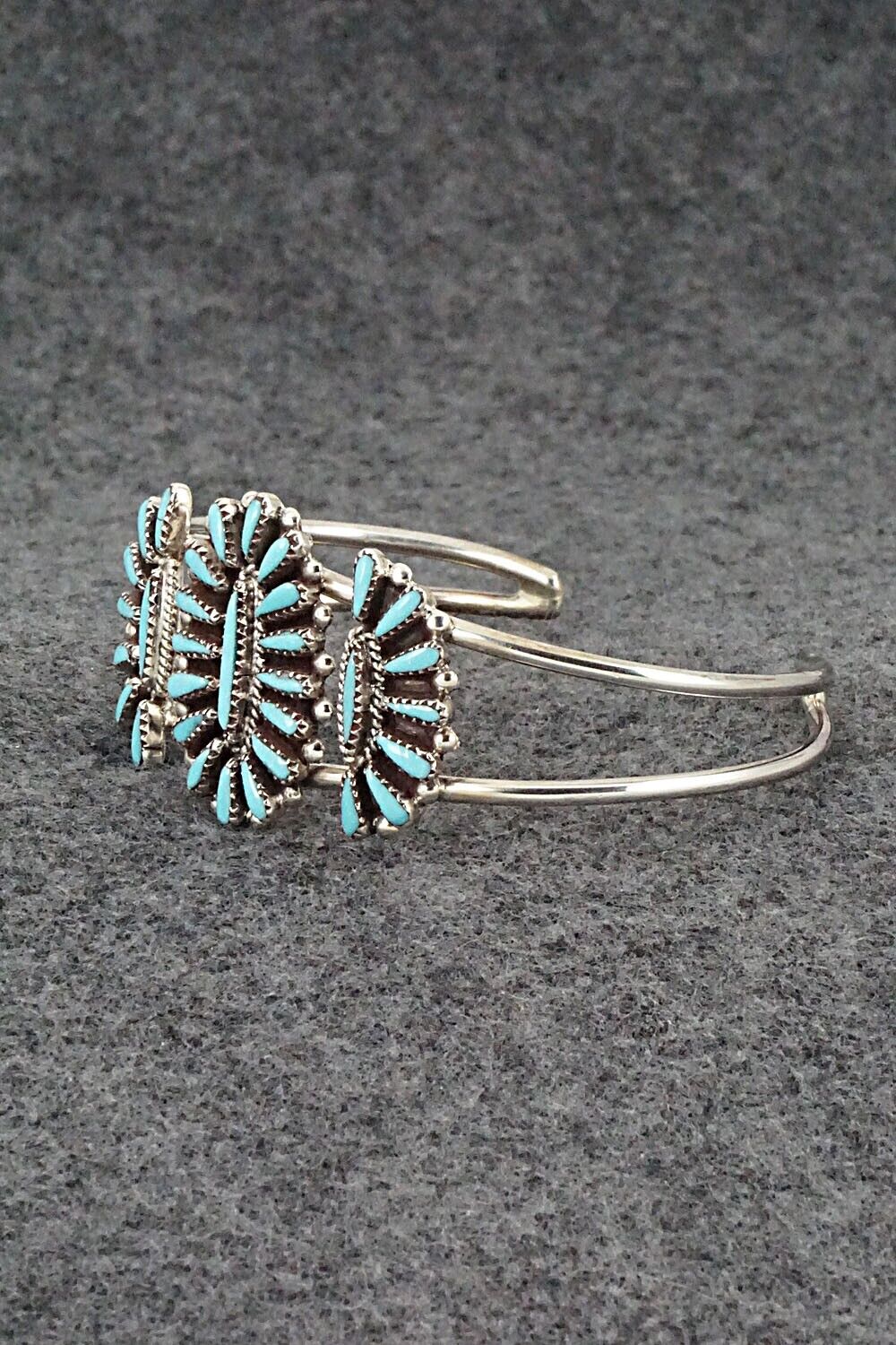 Turquoise & Sterling Silver Bracelet - Judy Wallace