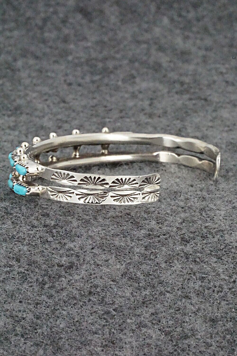 Turquoise & Sterling Silver Bracelet - Murray Hannaweeka