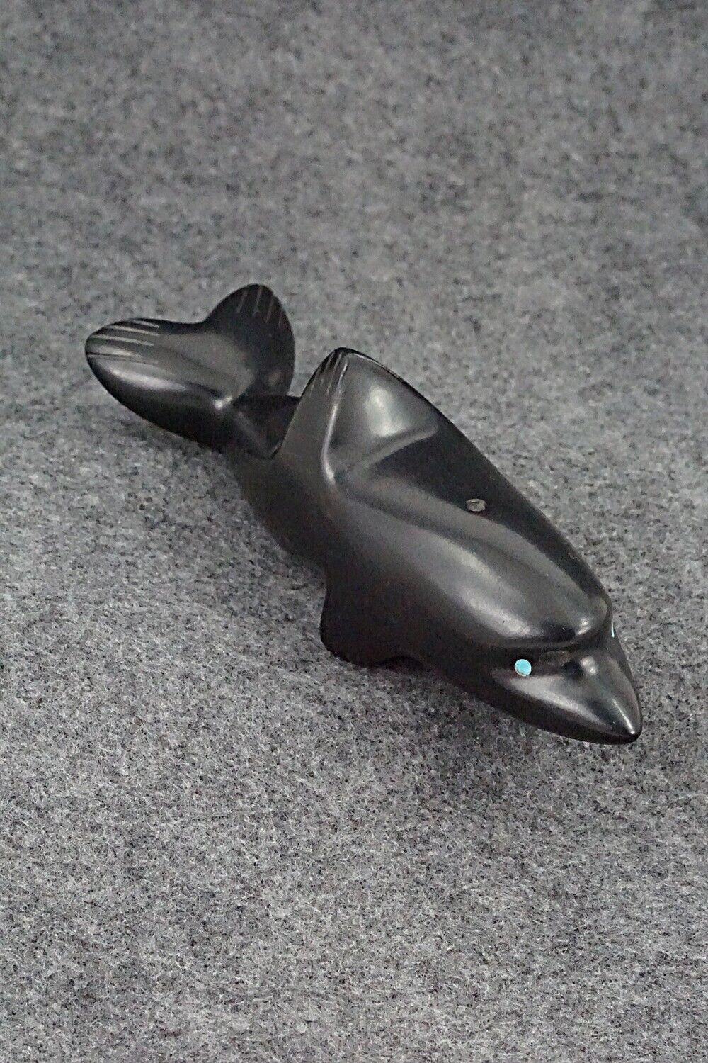 Dolphin Zuni Fetish Carving - Herbert Halate