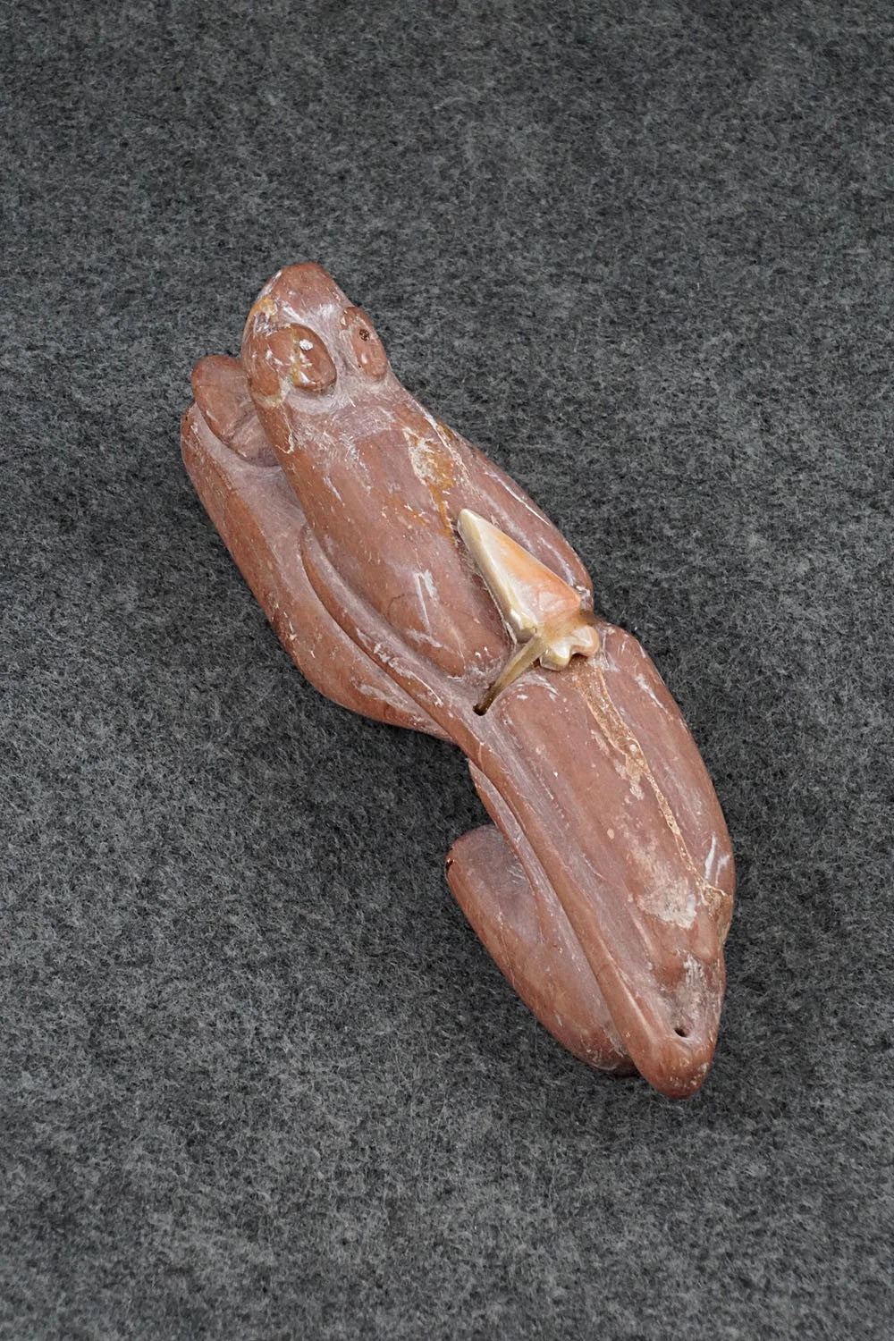 Mountain Lion Zuni Fetish Carving - Rick Kallestewa