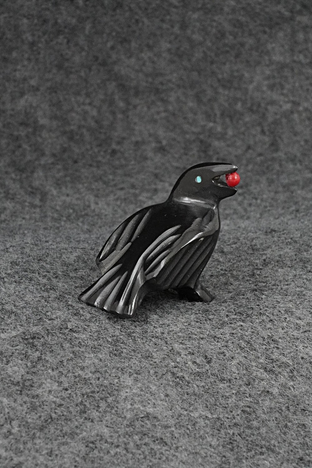 Crow Zuni Fetish Carving - Calvert Bowanie