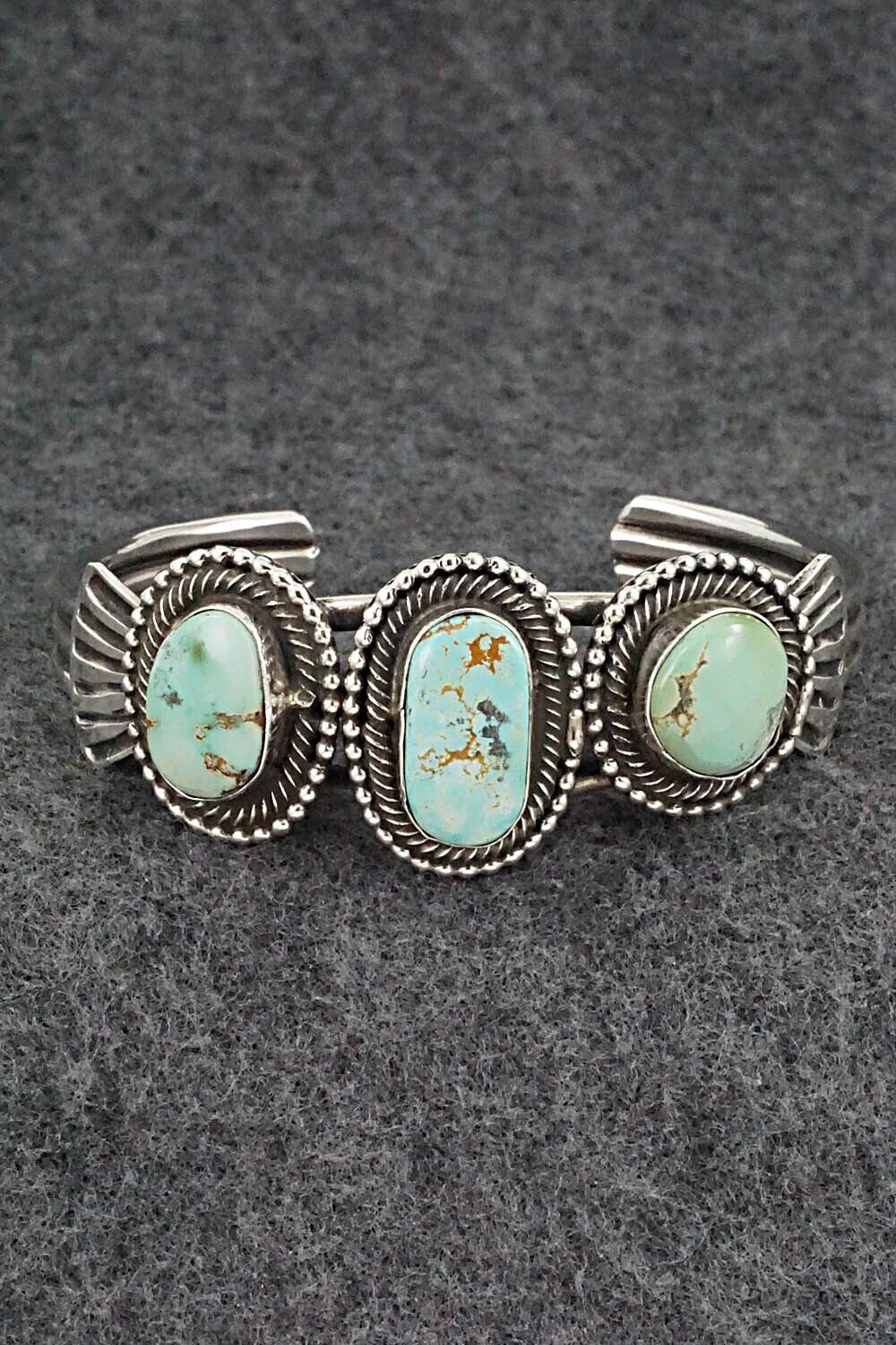 Turquoise & Sterling Silver Bracelet - Jess Martinez