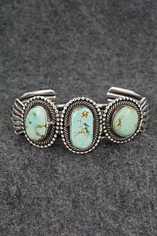 Turquoise & Sterling Silver Bracelet - Jess Martinez