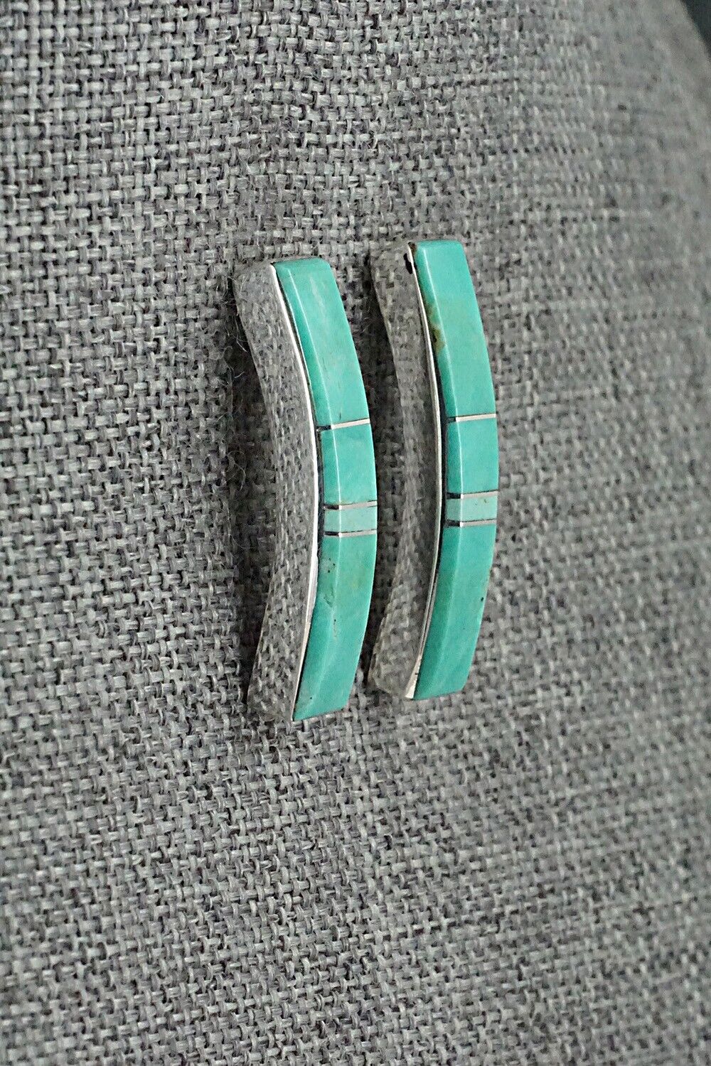 Turquoise & Sterling Silver Earrings - Marilyn Yazzie