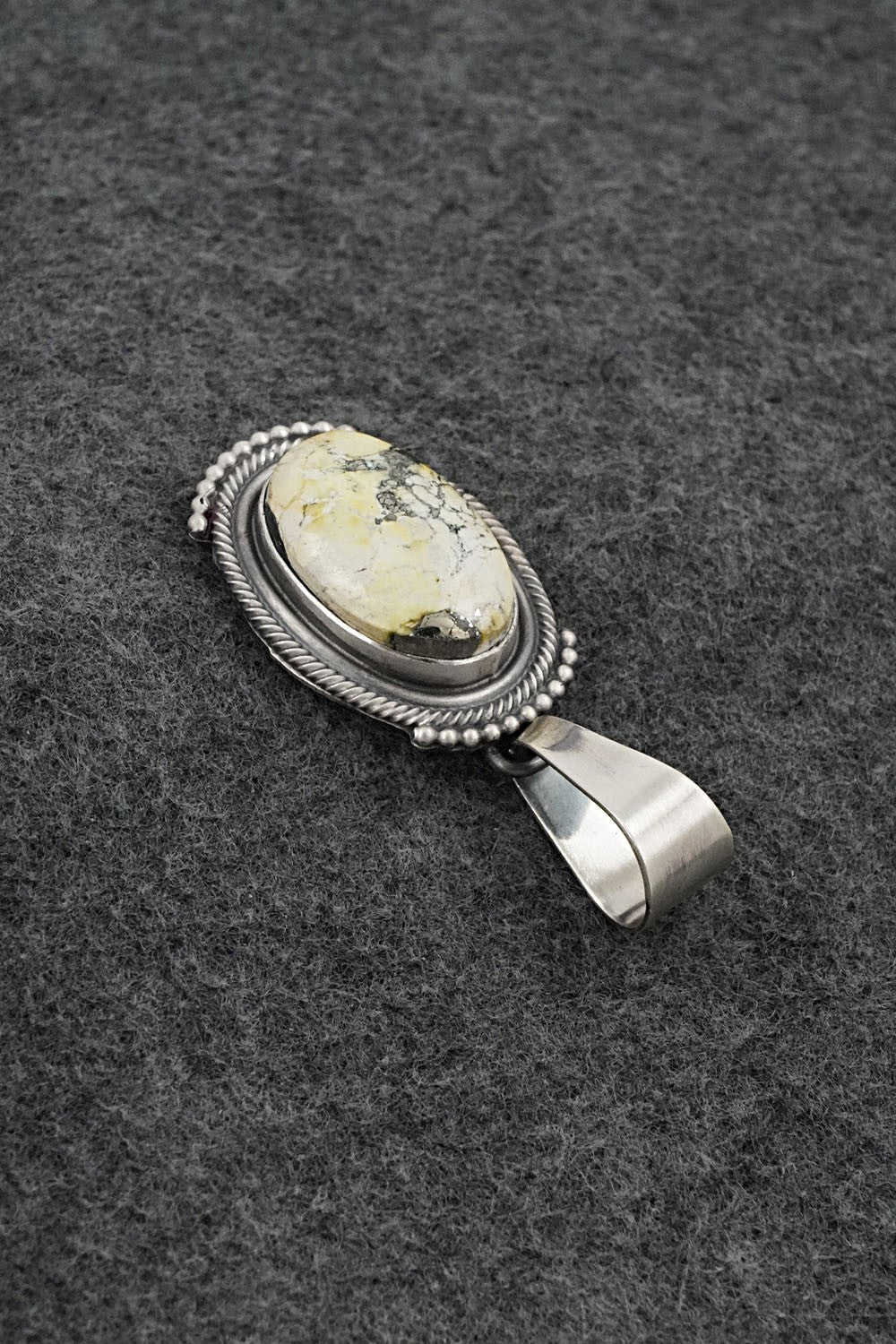 Variscite & Sterling Silver Pendant - Darrin Livingston