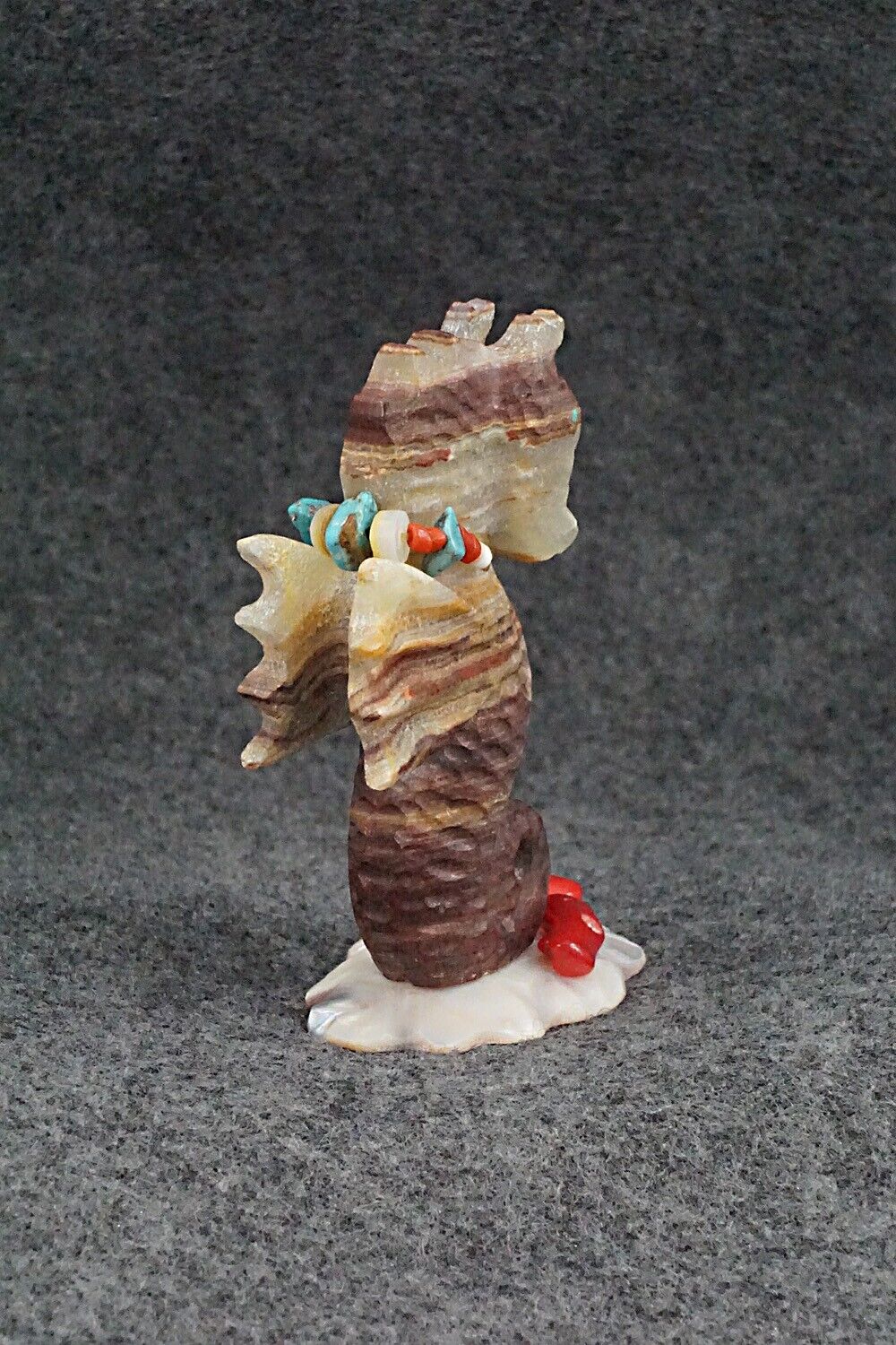 Seahorse Zuni Fetish Carving - Douglas Martza