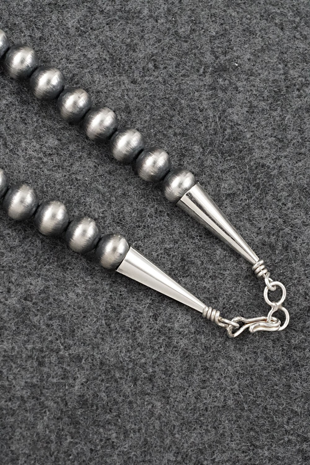 Turquoise & Sterling Silver Squash Blossom Set - Tom Lewis