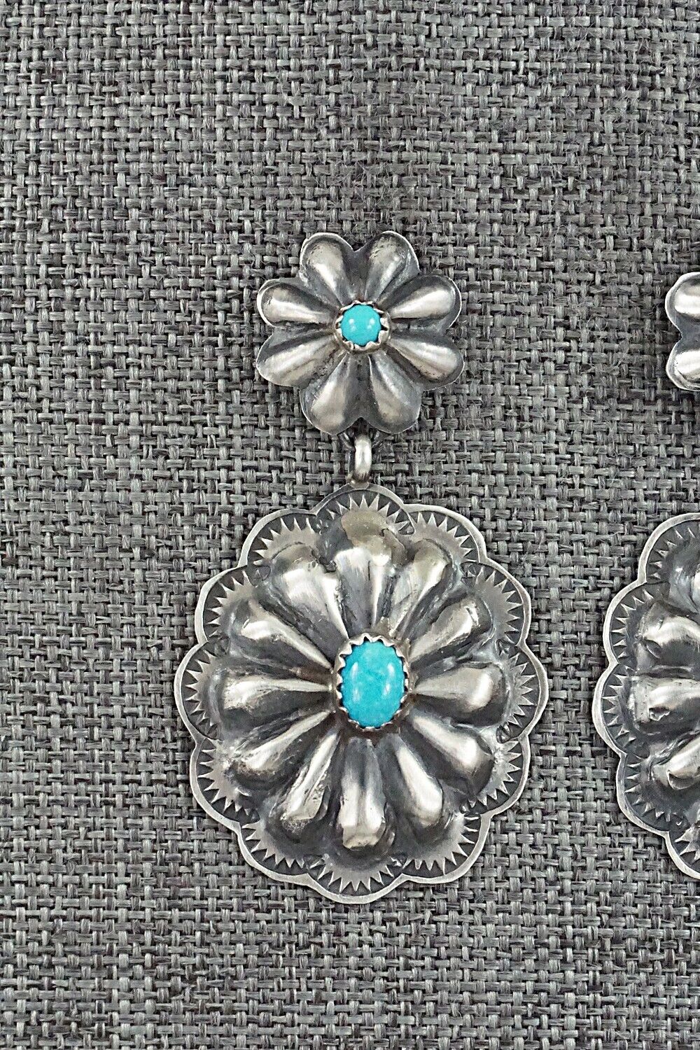 Turquoise & Sterling Silver Earrings - Rita Lee