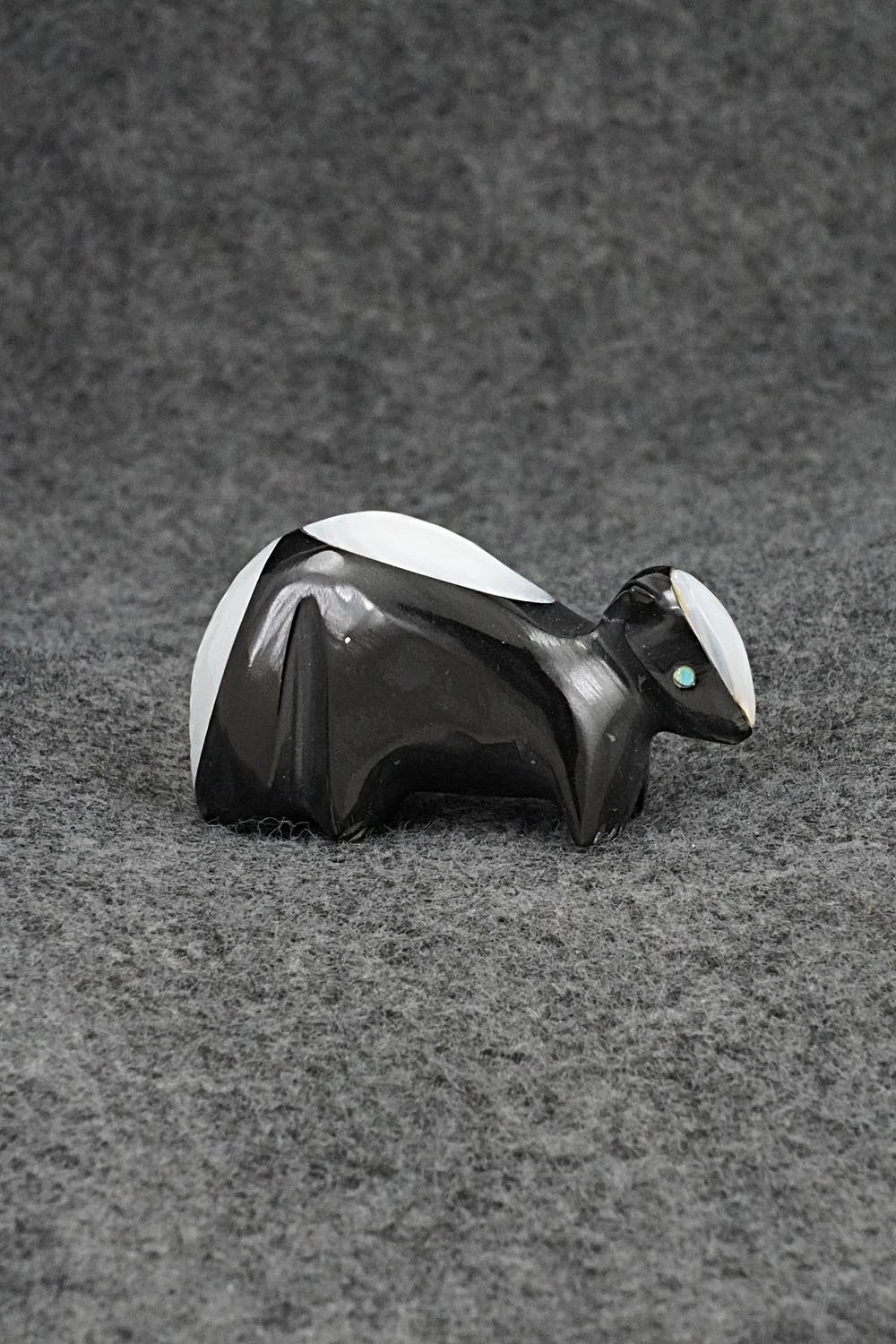 Skunk Zuni Fetish Carving - Calvert Bowanie