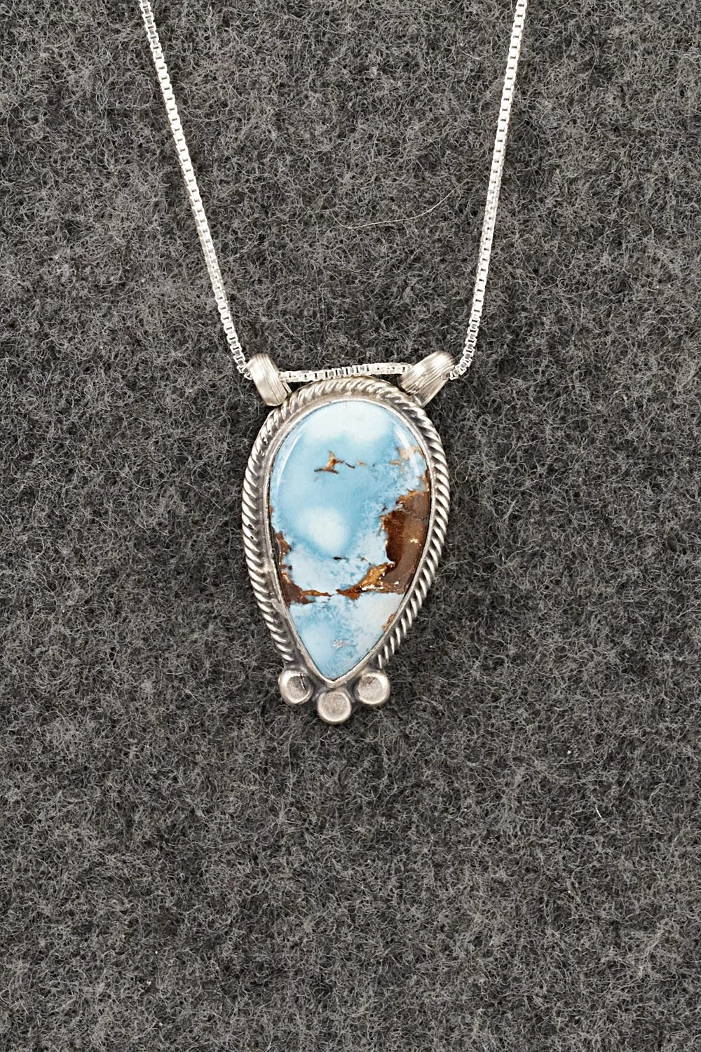 Turquoise & Sterling Silver Necklace - Sharon McCarthy