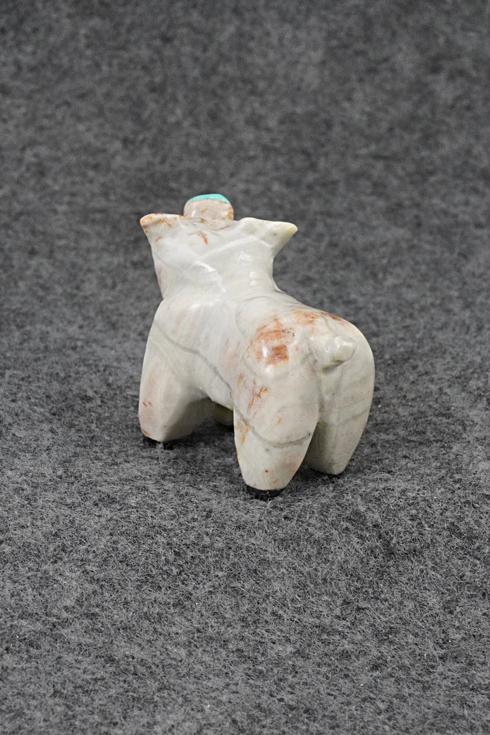 Pig Zuni Fetish Carving - Freddie Leekya